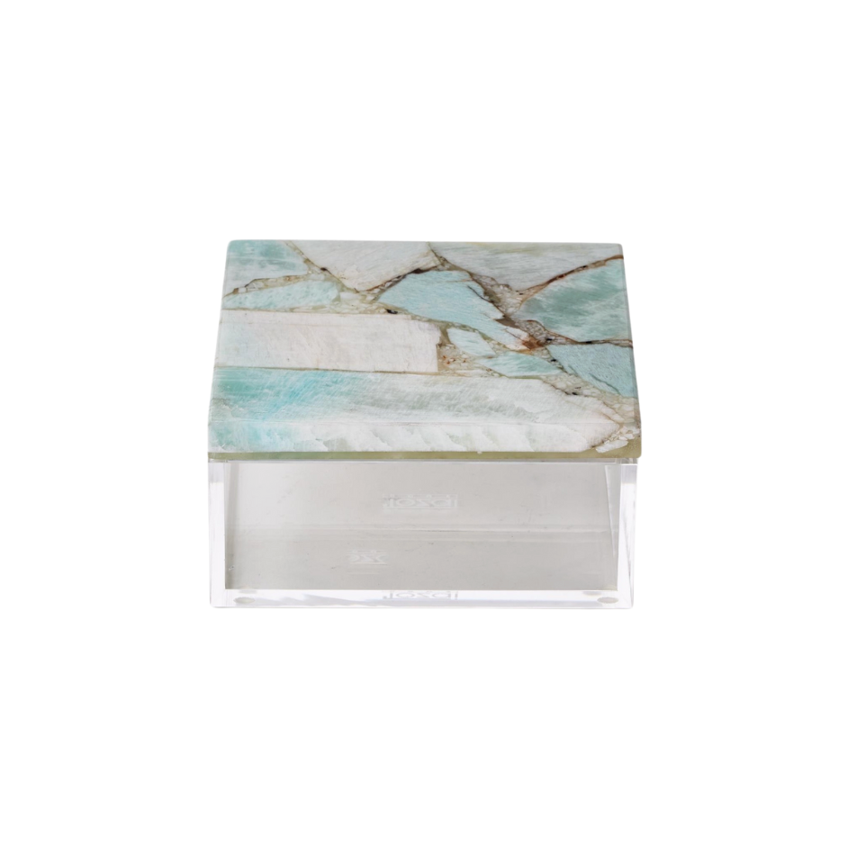 Acrylic Box W/Amazonite