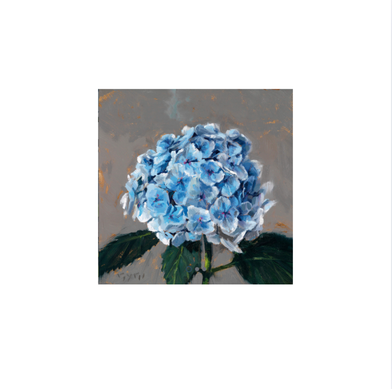 Giclee Wall Art 5x5 Hydrangea