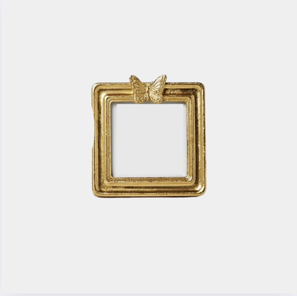Golden Butterfly Frame Square 3x3